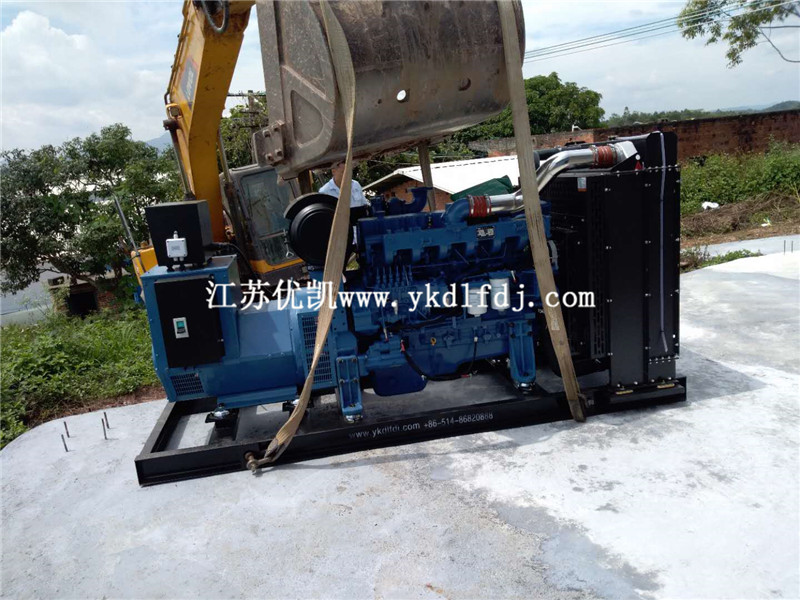 2020年8月25日，200KW玉柴發(fā)電機組交付廣西某木材廠使用