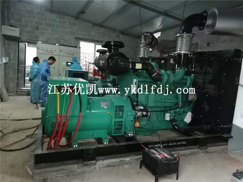 2020年11月14日，400KW重慶康明斯發(fā)電機組2臺并機交付養(yǎng)殖公司使用