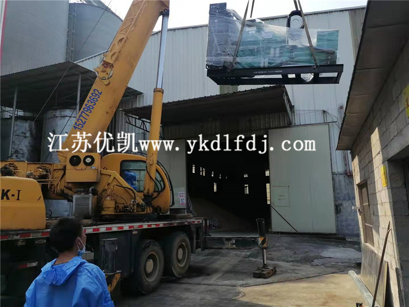 2021年9月10日，重慶康明斯550KW柴油發(fā)電機組交付廣西某畜牧業(yè)公司使用