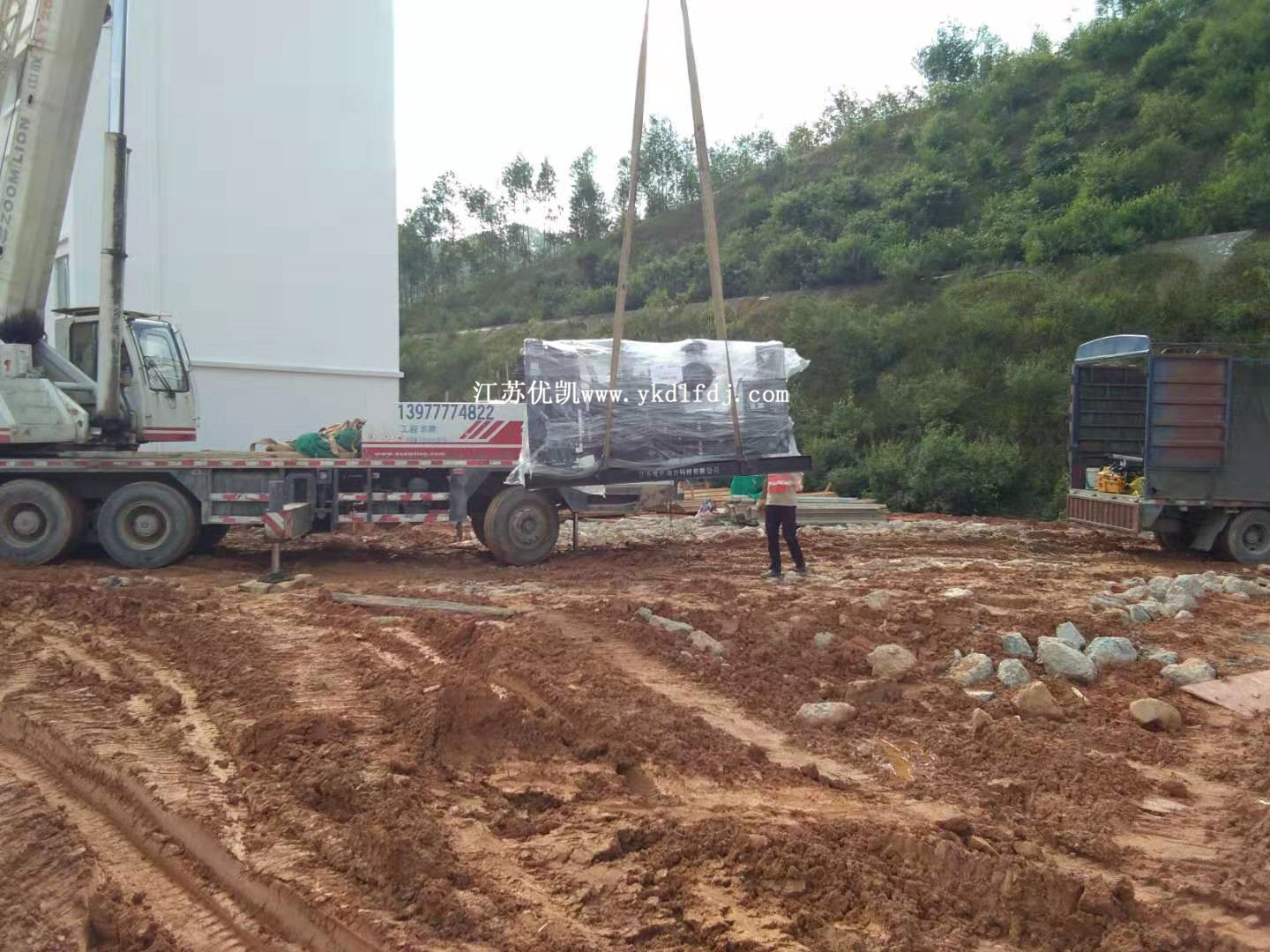 2021年11月07日，上柴250KW柴油發(fā)電機組交付廣西欽州項目