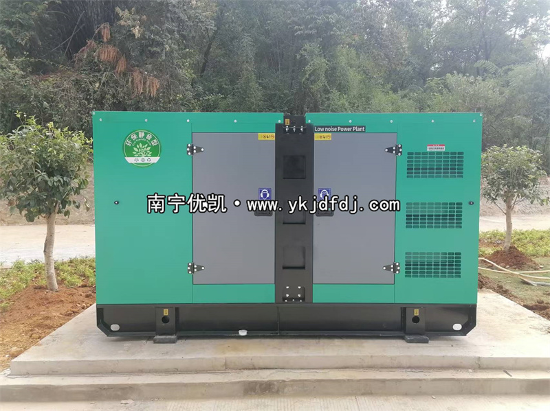 2024年11月21日，平果項目160kw低噪音柴油發(fā)電機組到貨試機