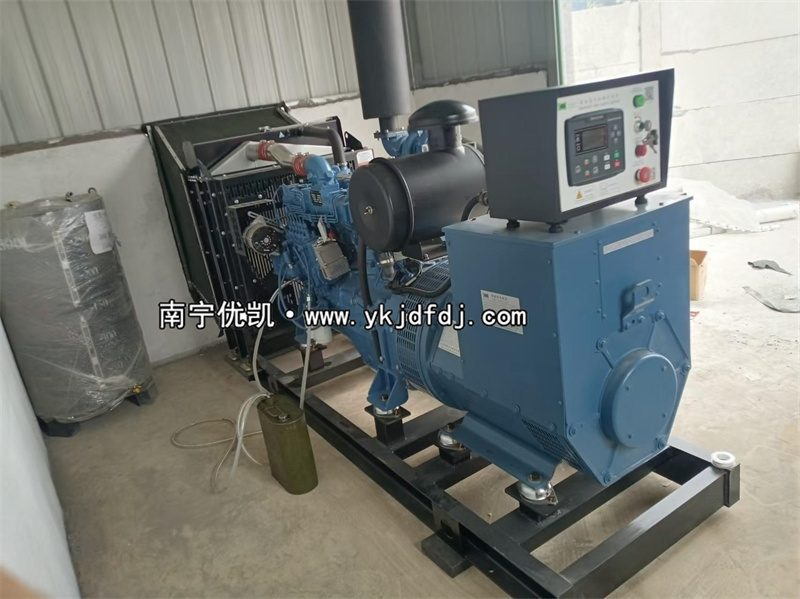 2024年11月28日，崇左大新項目150kw玉柴發(fā)電機組安裝并試機