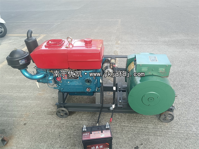 2024年12月19日，客戶到店自提15kw單缸柴油發(fā)電機組