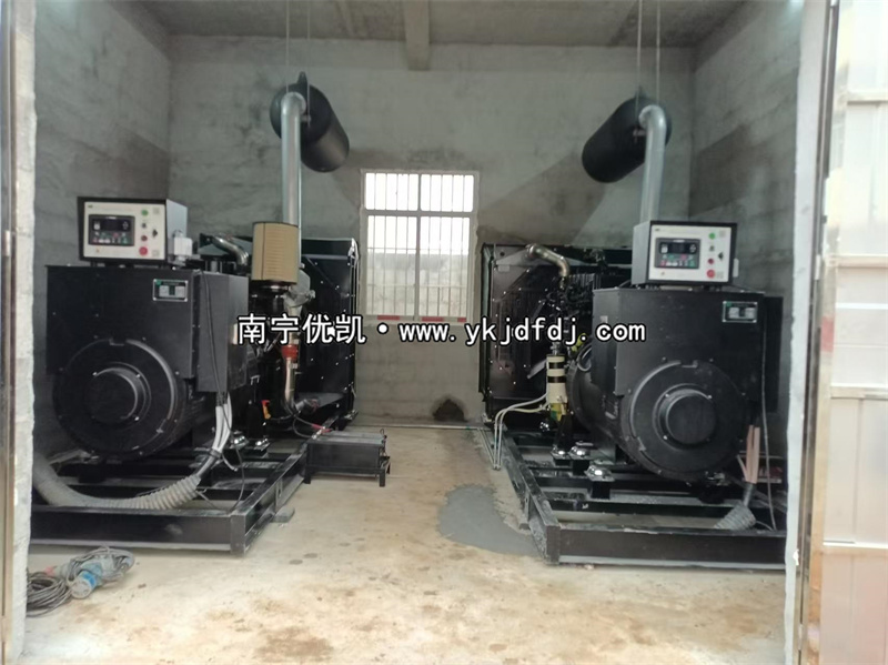 2024年2月23日，貴港項目兩臺500KW柴油發(fā)電機組安裝完成并通過驗收