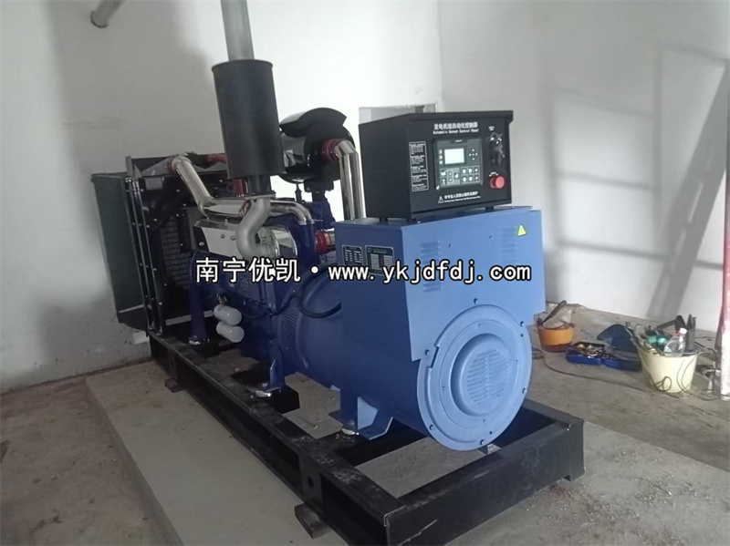 2025年10月30日，防城港項(xiàng)目300kw柴油發(fā)電機(jī)組安裝完成并試機(jī)